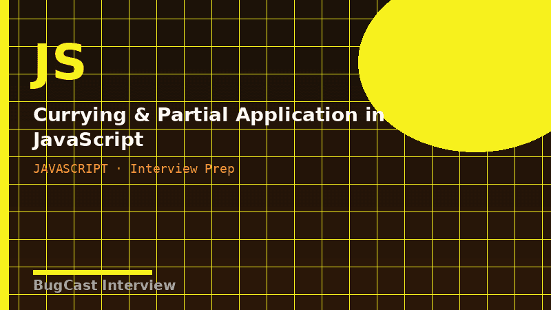 Currying & Partial Application in JavaScript