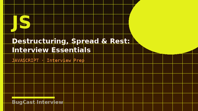 Destructuring, Spread & Rest: Interview Essentials