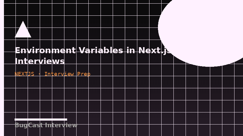 Environment Variables in Next.js Interviews