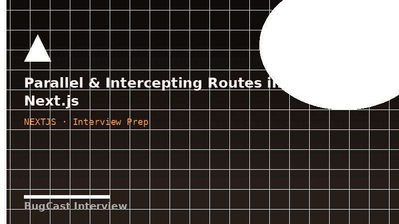 Parallel & Intercepting Routes in Next.js