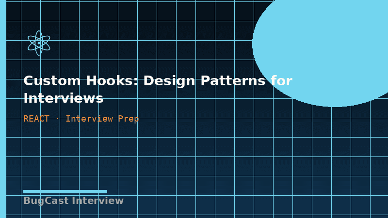 Custom Hooks: Design Patterns for Interviews