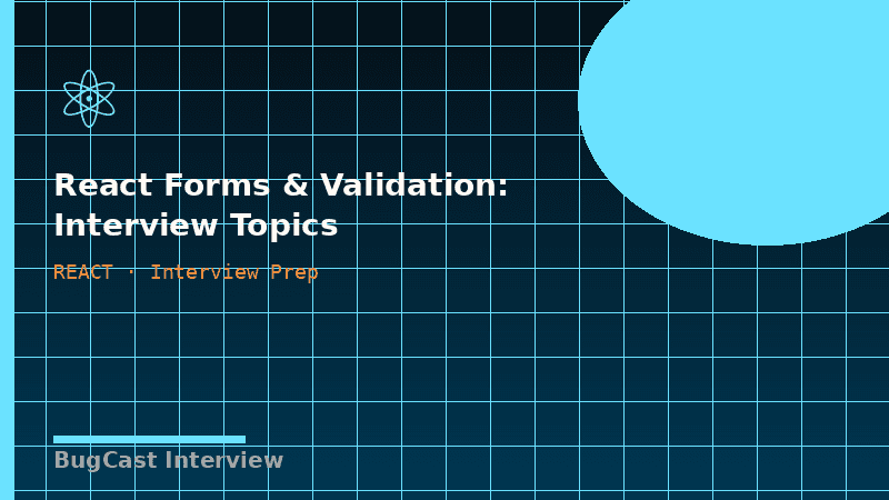 React Forms & Validation: Interview Topics