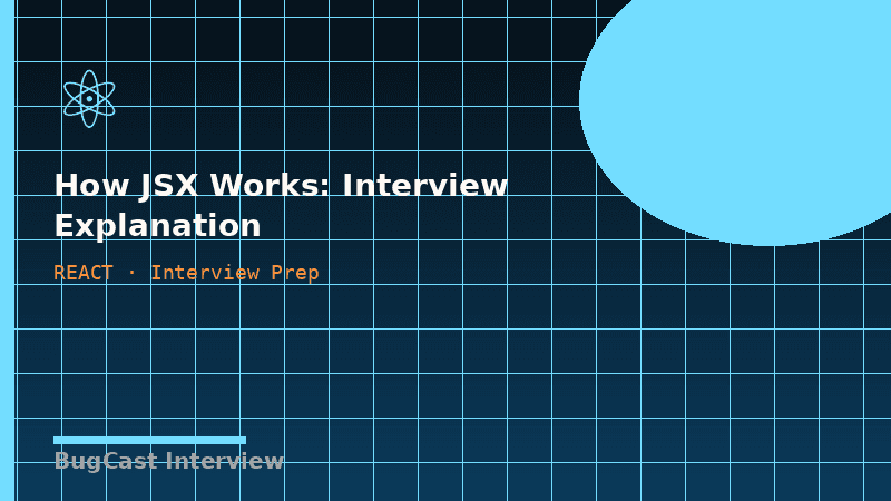 How JSX Works: Interview Explanation