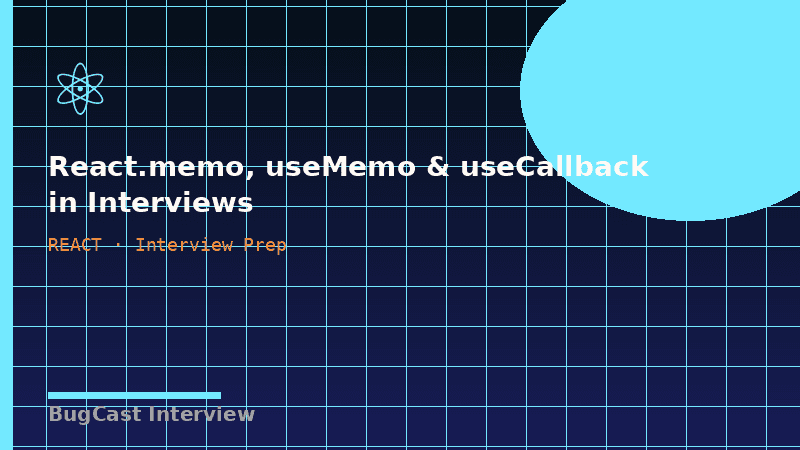 React.memo, useMemo & useCallback in Interviews