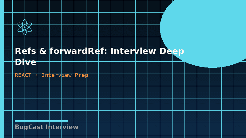 Refs & forwardRef: Interview Deep Dive