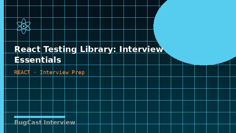 React Testing Library: Interview Essentials